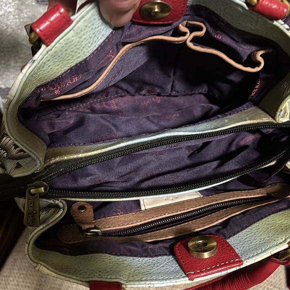 Anuschka hand painted handbag 10 x 7 x 4 - Picture 8 of 10